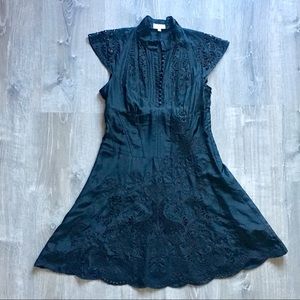 Karen Millen Black Silk Dress EUC